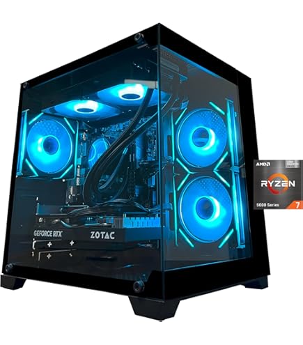 Amazon.com: MXZ Gaming PC,AMD Ryzen 7 7700, GeForce RTX 4060Ti